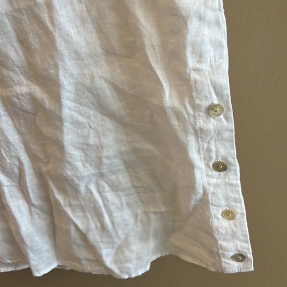 Linen V Neck Top - Picture 4 of 8